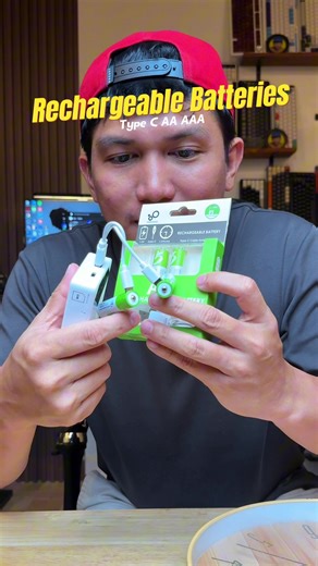 Hindi ka na magtatapon ng Battery kapag nalowbatt kasi may Type C Rechargeable na #Smartool #rechargeablebatteries #Battery #fyp