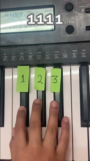 🎹 Hot Cross Buns Made Easy 🎹 Numbers Method #shorts #ytshorts #trendingnow #piano #PianoKids #fyp