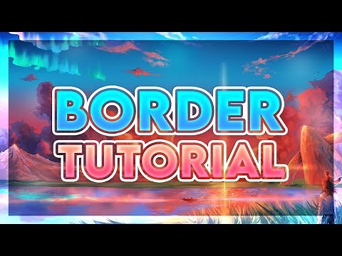 How to make a BORDER in Photopea!