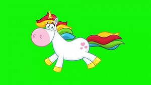 Cute Cartoon Unicorn Running Loop Animation Stock Footage Video (100% Royalty-free) 3840193061 | Shutterstock