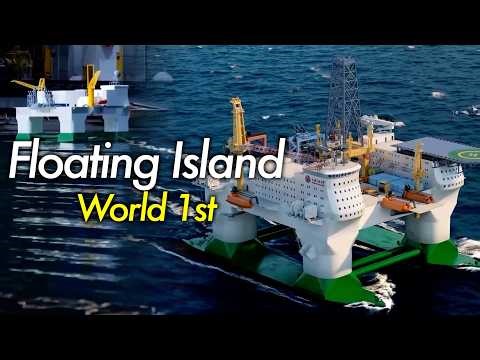 The Future of Deep-Sea Research: China builds revolutionary semi-submersible 'Floating Island'
