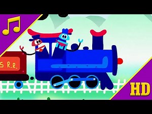 Riding on a Train (Sing-Along) | StoryBots