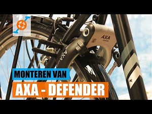 Hoe een ringslot aan het frame monteren | AXA - Defender