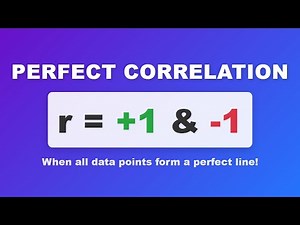 Perfect Correlation Explained: Understanding r = +1 and r = -1