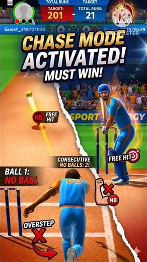 I Blow 2 No Balls Still Can I Win? 🤔 #cricket #cricketleague #shorts