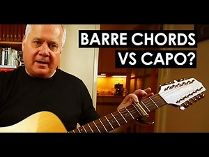 Guitar Barre Chords vs Capo + Takamine EG345C 12 String Guitar Review