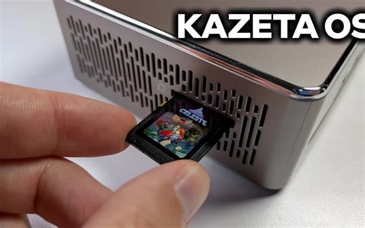 【秒变90年代游戏机】KAZETA OS让你的电脑瞬间复古！插卡即玩黑科技实测