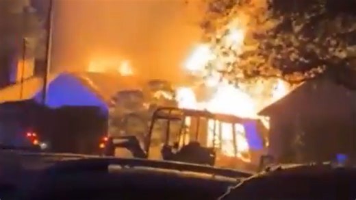 Five hospitalized including child after two 'gas explosions' rip through homes