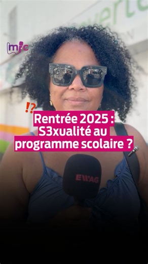 🚨 À la rentrée 2025, un cours devient obligatoire : 👉 l’éducation à la vie affective et sexuelle. Du primaire au lycée, ce nouveau programme promet de tout aborder : consentement, relations, santé, respect. Mais beaucoup s’interrogent : trop tôt ? trop sensible ? ou enfin nécessaire ? 🎤 On est allé·es demander leur avis. Et les réponses divisent. 📍 Antilles-Guyane, entre valeurs familiales, tabous et besoin d’informer, la question reste brûlante. | EWAG