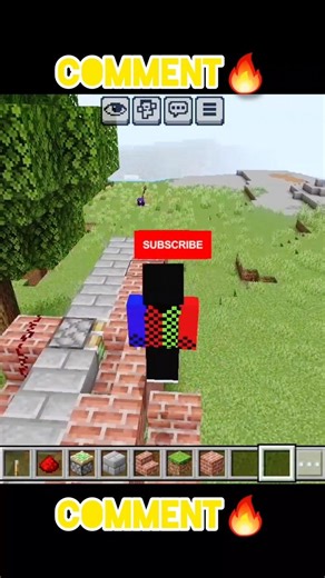 How to make invisible stairs in minecraft😎😎#shorts#minecraft#viral#gaming#minecraftyoutuber