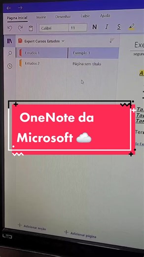 O OneNote é um super bloco de anotações em nuvem ☁️ Gostou? Siga @expert.cursos para mais vídeos #expcursos #microsoft #onenote #expertcursosdigital