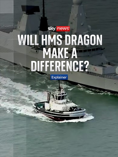 HMS Dragon has finally left Portsmouth and is on its way to protect the UK's airbase in Cyprus from attack. Will HMS Dragon make a difference? Sky's Deborah Haynes explains