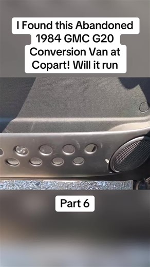 I Found this Abandoned 1984 GMC G20 Conversion Van at Copart! Will it run