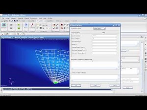 MSC Nastran; Patran Tutorial - Linear Statics; 2D Shells in Spherical Coordinates Video Lecture | Nastran: Basic Tutorial for Students - Design Softwares