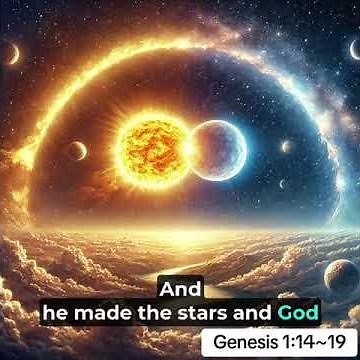 Genesis 1:14-19 | The Creation of Sun, Moon and Stars
