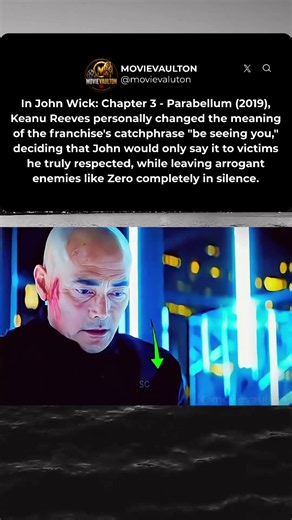 The Hidden Meaning Behind John Wick's Catchphrase 🤫🔫 #johnwick #keanureeves #shorts