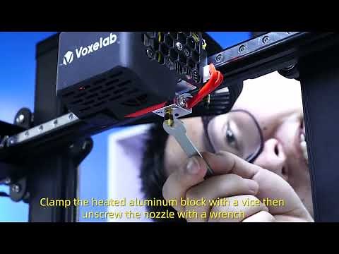 Voxelab Aquila D1: Replace nozzle