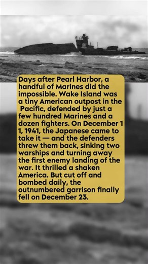 Wake Island The Tiny Garrison That Beat Back Japan #short #history #ww2