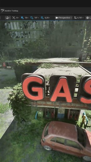 AutoEnv Procedural Sign Generator for Unreal Engine 5 #3dgamedevelopment #games #gaming