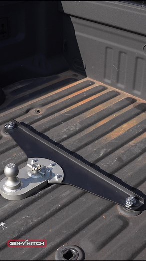 5” setback gooseneck ball for OEM in bed puck prep! #geny #genyhitch #goosepuck #towing #fifthwheel #fifthwheelliving #flatbed #fulltimerv #fulltimervers #fulltimetravel #glamping #gorving #hotshothauler #hotshothauling #hotshottruck | GEN-Y HITCH