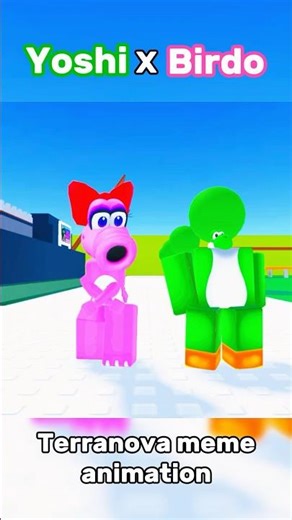 Yoshi X Birdo Terranova ❤️ #roblox ##animation #terranova #yoshi