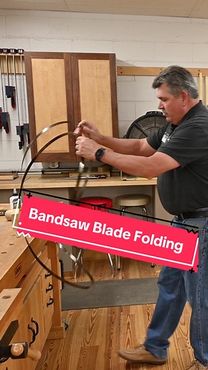 How to Fold a Bandsaw Blade Easily