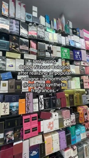 Only Obro Natural Cologne after realizing all colognes use hormone disrupting synthetic fragrance💯