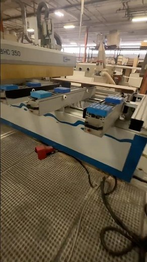 Let’s machine this panel on the Weeke cnc machine #fusion360 #homag #cnc #woodwop