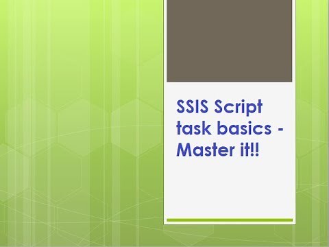 Script Task basic Operations in SSIS