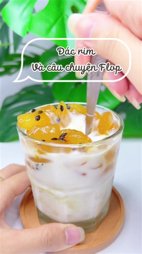 Cách làm sữa chua hạt đác rim chanh dây thơm ngon