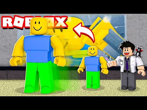 CRAZY EXPERIMENT WITH GIANT NOOB | Roblox - Inhumane