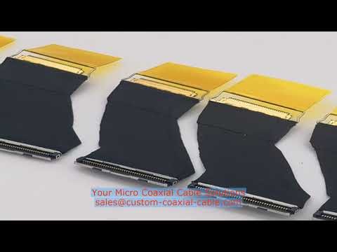 Compact Micro-coaxial connector CABLINE-UA II Custom Solution Industrial Vision Manufacturing Partne