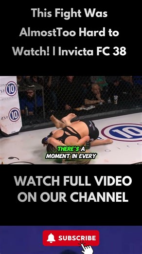 This Fight Was Almost Too Hard to Watch! | Invicta FC 38