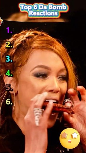 Top 6 Da Bomb Reactions #hotones #top #tyrabanks #scarlettjohansson #paulrudd