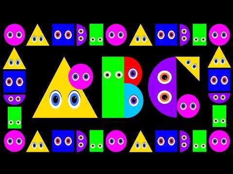 Magic Shape Alphabet | Lowercase Phonics a–z with Circle, Triangle & Rectangle | Shape Morphing ABC