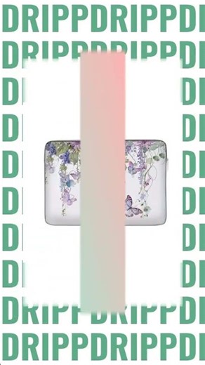 Purple Butterfly Laptop Bag Set