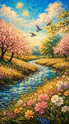 Vivaldi’s Spring Through Van Gogh’s Brush