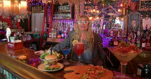 The Penny Lane Cafe in Clarence is an artist's work in progress