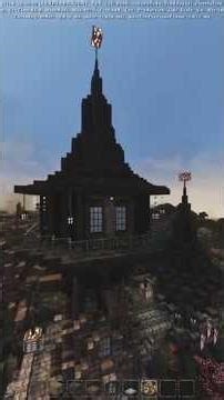MINECRAFT: Ibuilt this epic medieval mage tower in minecraft.Conquest and prizma visuals.