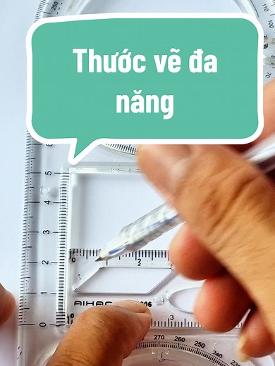 Thước Vẽ Hình Học Đa Năng: Hướng Dẫn Vẽ Đơn Giản