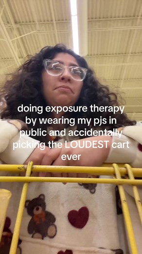im actually hiding in an aisle this js so embarrassing | exposure therapy