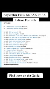 September Festivals in Indiana | Indiana Festivals