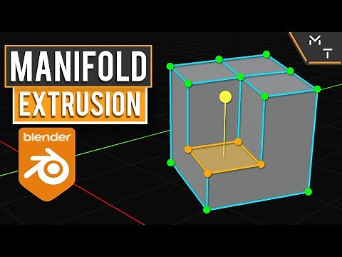 Extrude Manifold & Internal Faces | Learning Blender 2.9 / 3.0 Through Precision Modeling | Part- 20