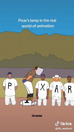 Pixar's lamp in the real world of animation(4k animation meme) #pixar#viral #animation #pov #pixarlamp #fun#2danimation