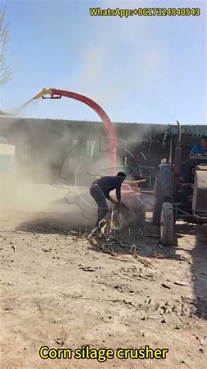 Corn Straw Crusher Machine - Efficient Farm Waste Recycling & Animal Feed Preparation