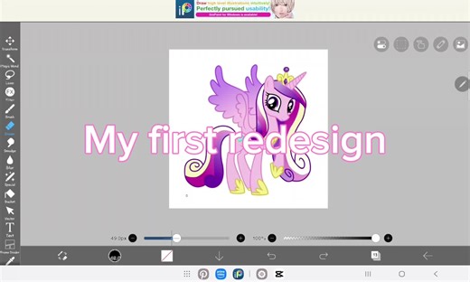 MY FIRST REDESIGN [Moon /candance REDESIGN] . . . . . . . . . #Mlp #mlpredesigns #redesign #candance #firstvideo #fyp #fyppppppppppppppppppppppp #fypシ゚ #mylittlepony