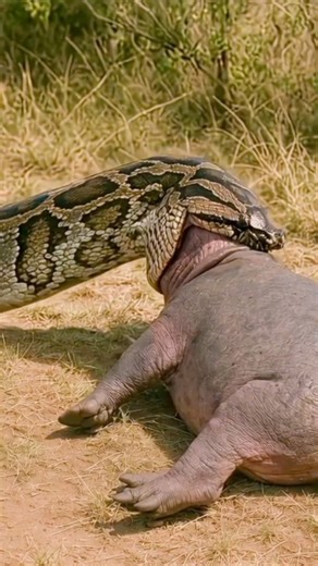 wildanimaldiscovery on Instagram: "Python swallow a baby hippo 😭 _ _ _ _ _ _ _ _ _ #python #hippo #pythonvshippo #wildanimals #wildamerica #wildatlanticway #discovery #discoverearth #nature #krugernationalpark #kruger #net #netgeowildlife #wildlifetrust #wildlifeaddicts #nationalgeographic"