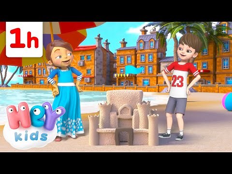 Colors Song and More Learning Songs! | Educational Songs for Kids | Hey Kids Nursery Rhymes