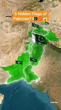 5 Hidden Flags of Pakistan? 🇵🇰😱#pakistanflag #pakistan #punjab #kpk #sindh #balochistan #shorts