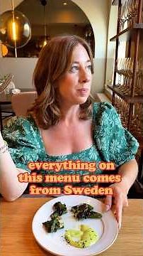 This restaurant uses ONLY Swedish ingredients 🇸🇪 Bhoga in Gothenburg